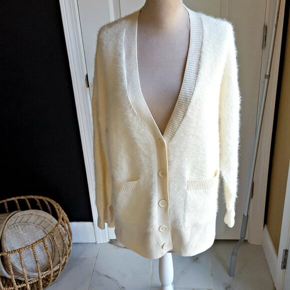 NWOT! REVOLVE'S Sanctuary FLUFF IT UP CARDIGAN SZ L - Picture 4 of 9